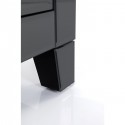 Chevet Luxury Push 2 tiroirs gris Kare Design