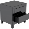 Chevet Luxury Push 2 tiroirs gris Kare Design