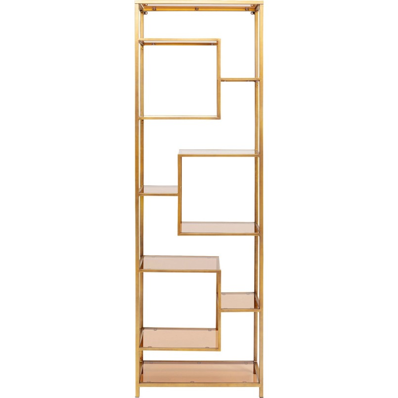 Étagère Loft 195x60cm dorée Kare Design
