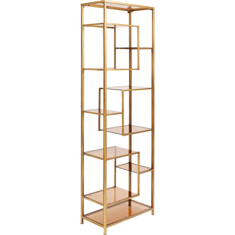 Étagère Loft 195x60cm dorée Kare Design
