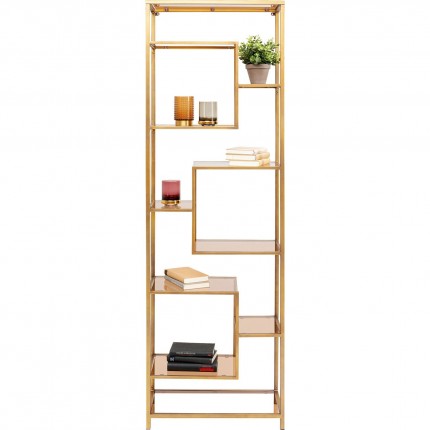 Étagère Loft 195x60cm dorée Kare Design