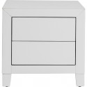 Chevet Luxury Push 2 tiroirs blanc Kare Design