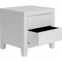 Chevet Luxury Push 2 tiroirs blanc Kare Design