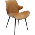 Chaise Enders marron Kare Design