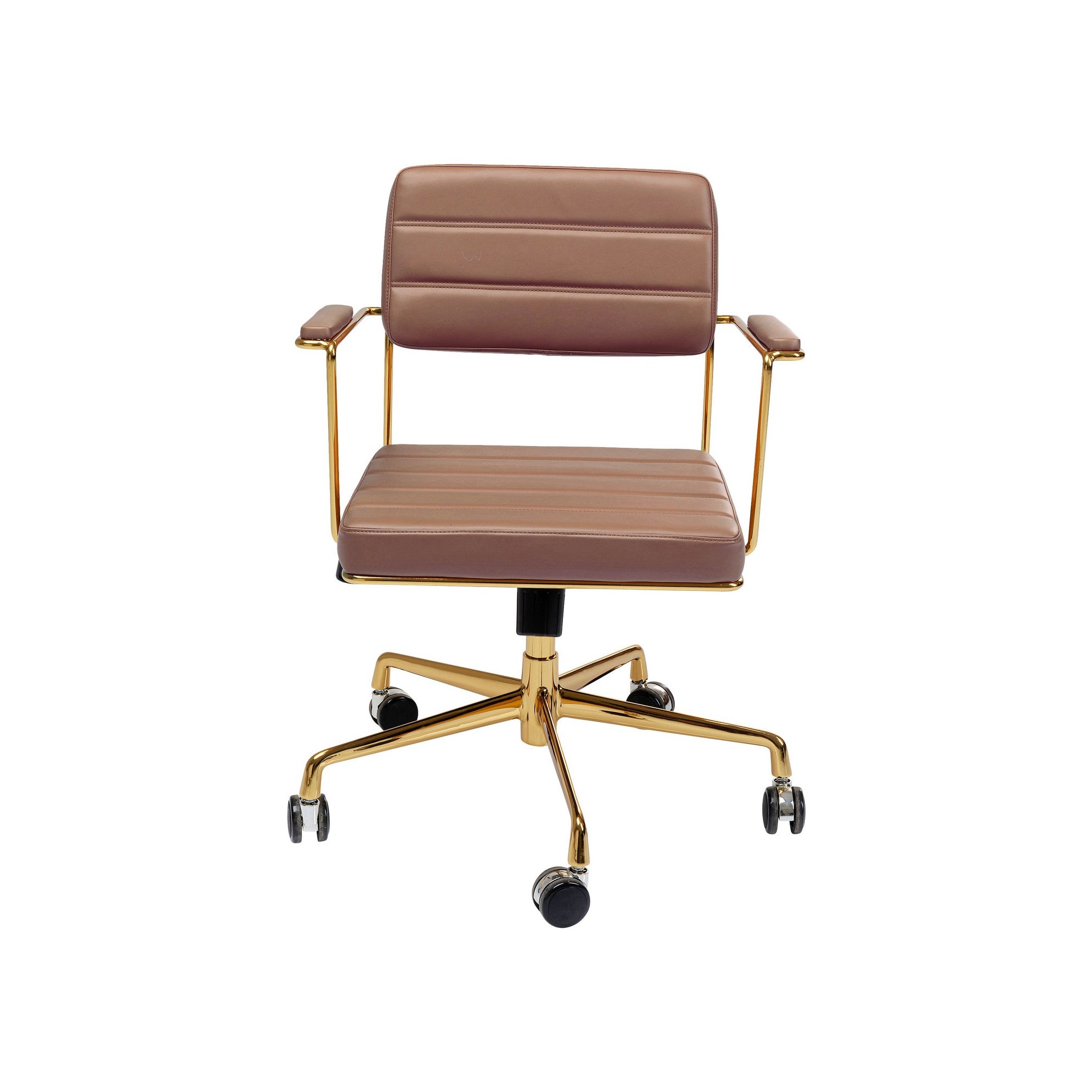 Chaise pivotante de bureau Dottore marron Kare Design