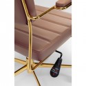 Chaise pivotante de bureau Dottore marron Kare Design