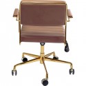 Chaise pivotante de bureau Dottore marron Kare Design