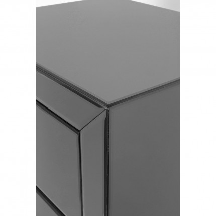 Chiffonnier Luxury Push 5 tiroirs gris Kare Design
