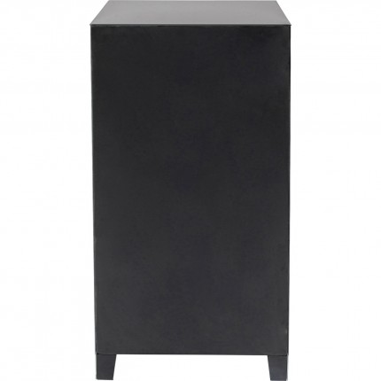 Chiffonnier Luxury Push 5 tiroirs gris Kare Design