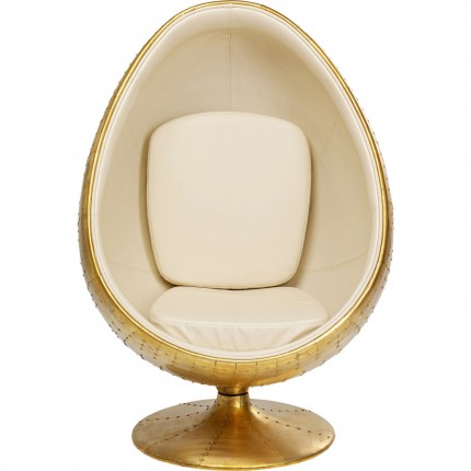 Fauteuil pivotant Eye Ball laiton Kare Design Fauteuil pivotant Eye Ball laiton Kare Design