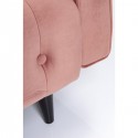 Canapé-lit Milchbar velours rose Kare Design