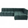 Canapé d'angle Belami droite vert foncé Kare Design