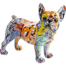 Déco Bulldog Graffiti Kare Design