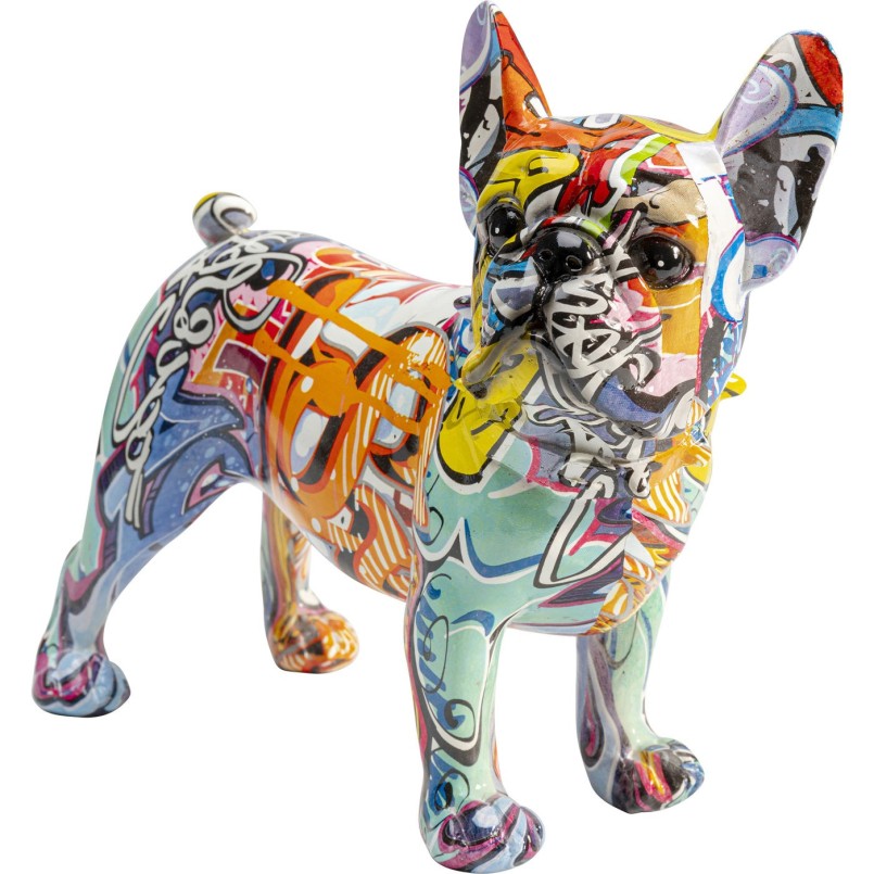 Déco Bulldog Graffiti Kare Design