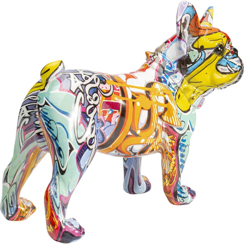 Déco Bulldog Graffiti Kare Design