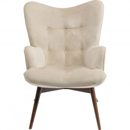 Fauteuil Vicky Novara beige Kare Design