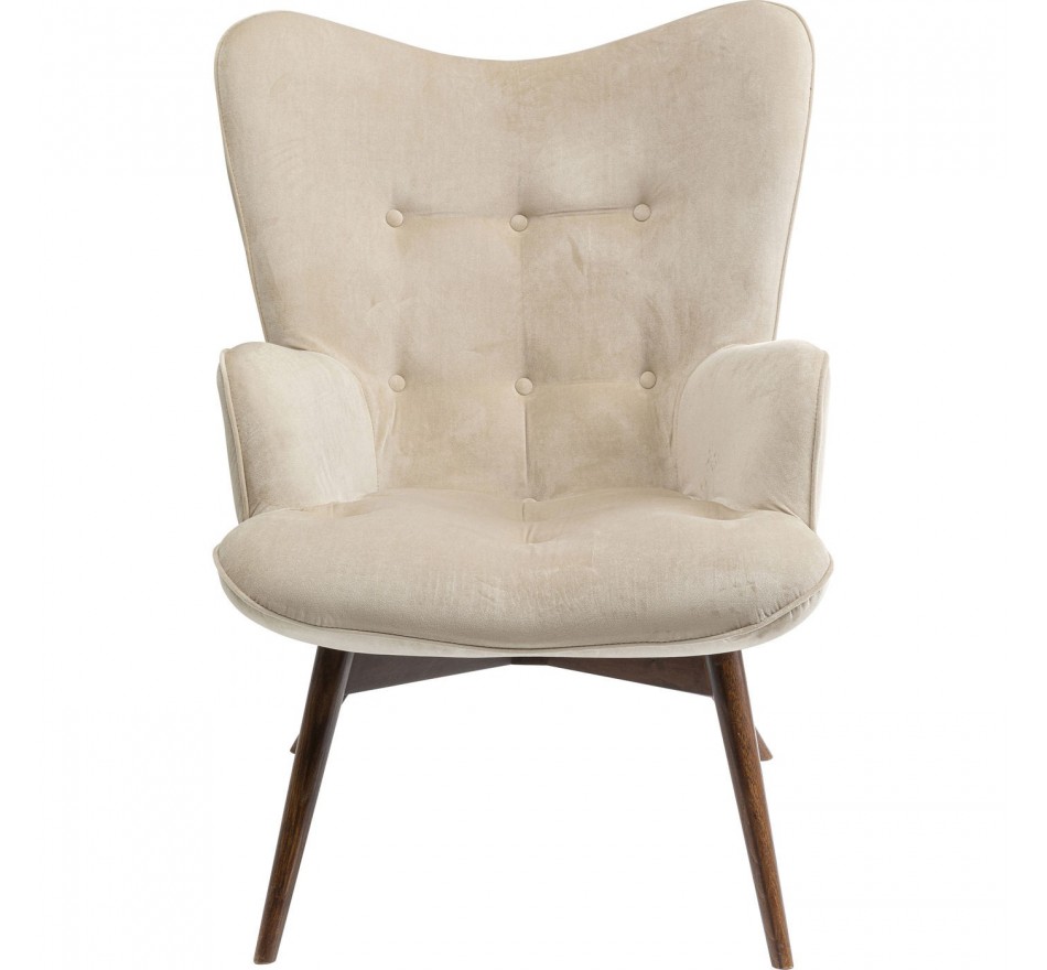 Fauteuil Vicky Novara beige Kare Design
