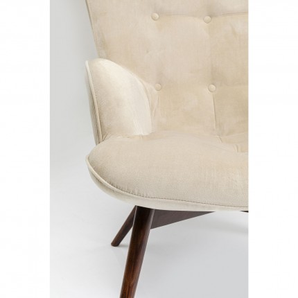 Fauteuil Vicky Novara beige Kare Design