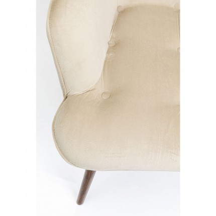 Fauteuil Vicky Novara beige Kare Design