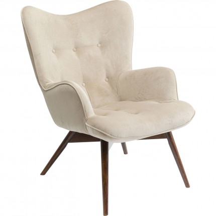 Fauteuil Vicky Novara beige Kare Design