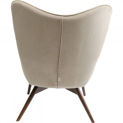 Fauteuil Vicky Novara beige Kare Design