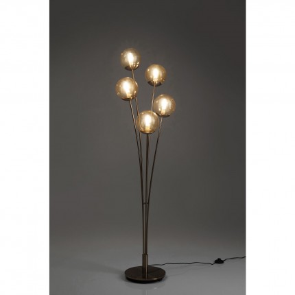 Lampadaire Five Balls laiton 158cm Kare Design