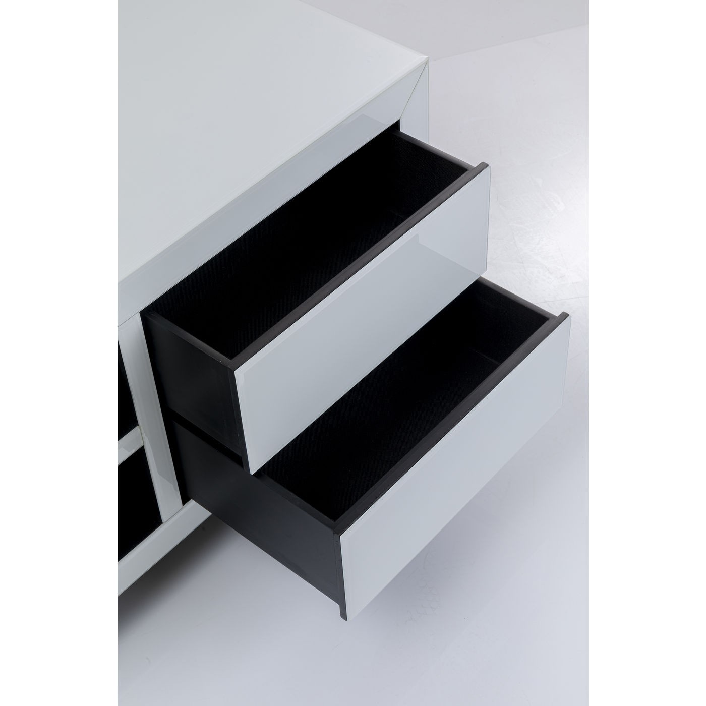 Meuble TV Luxury Push blanc Kare Design