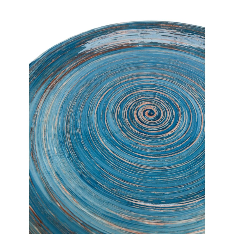 Plate Swirl Blue Ø27cm Kare Design