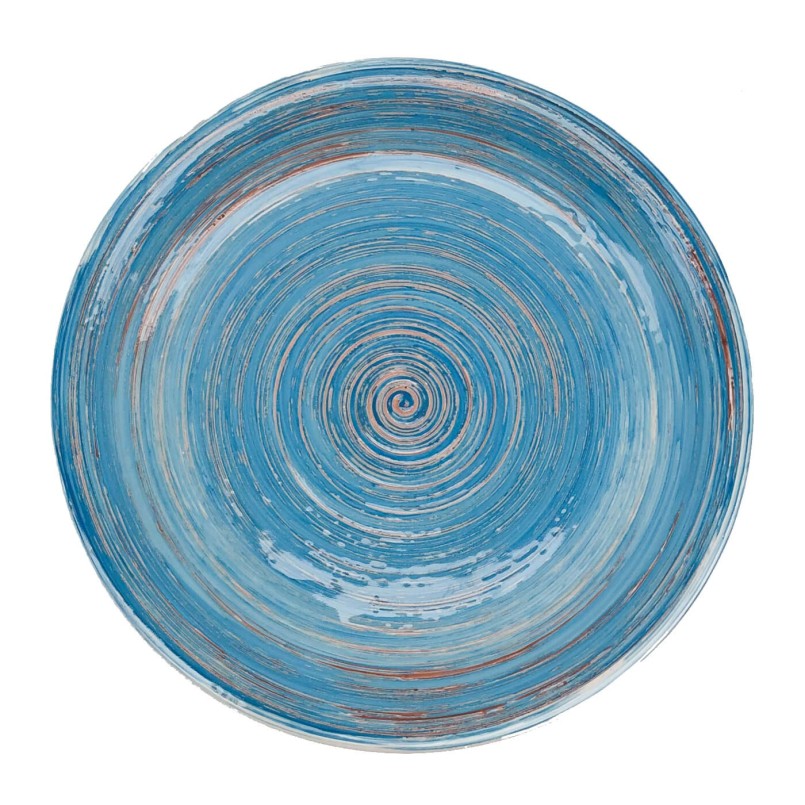 Plate Swirl Blue Ø27cm Kare Design