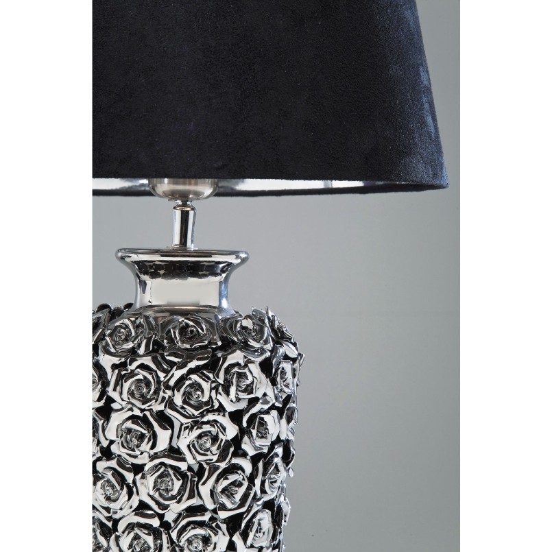 Lampe de table roses chrome Kare Design