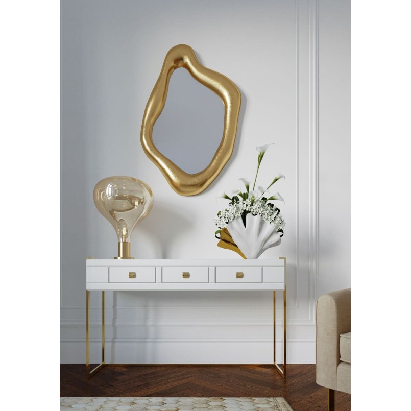 Miroir Hologram doré 119x76cm Kare Design