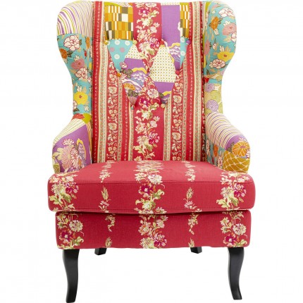 Fauteuil Wing Patchwork Kare Design Fauteuil Wing Patchwork Kare Design