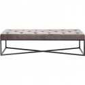 Banc Crossover 150x40cm gris et noir Kare Design