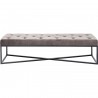 Banc Crossover 150x40cm gris et noir Kare Design