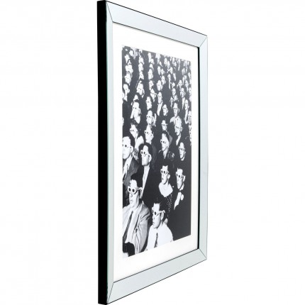 Tableau miroir Audience 86x106cm Kare Design