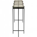 Console Ice noire 98x80cm Kare Design