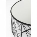 Tables d'appoint Cobweb noires set de 2 Kare Design