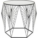 Tables d'appoint Cobweb noires set de 2 Kare Design