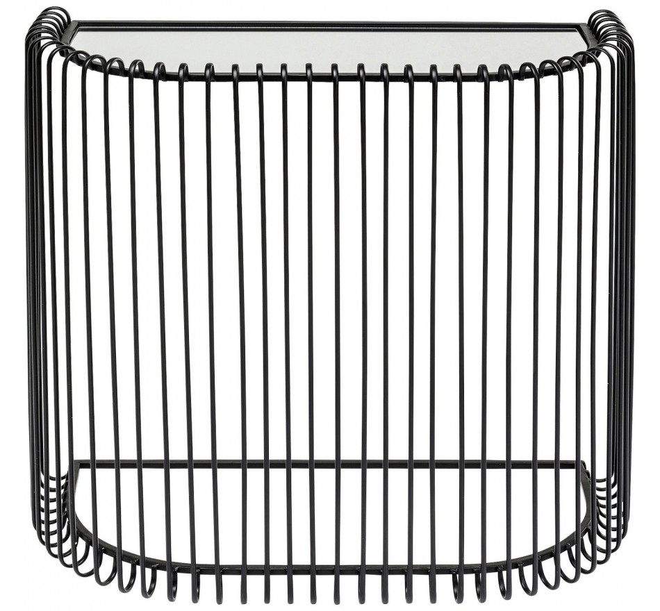 Console Wire noire 80x80cm Kare Design