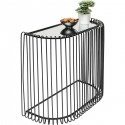 Console Wire noire 80x80cm Kare Design