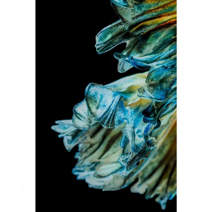 Tableau en verre poisson bleu 100x100cm Kare Design