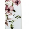 Tableau en verre femme fleurs automne 80x120cm Kare Design