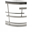 Table basse Jupiter 100cm argentée Kare Design