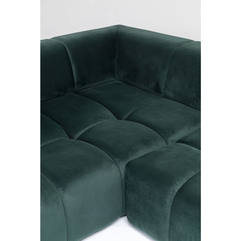 Canapé d angle Belami vert foncé gauche 265cm