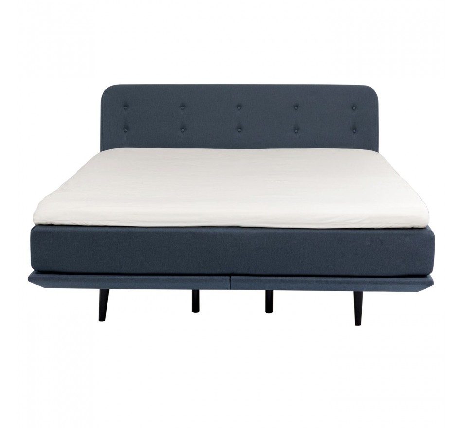 Lit boxspring Luna bleu 180x200cm Kare Design