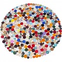 Tapis Circle Multi 150cm Kare Design
