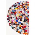 Tapis Circle Multi 150cm Kare Design