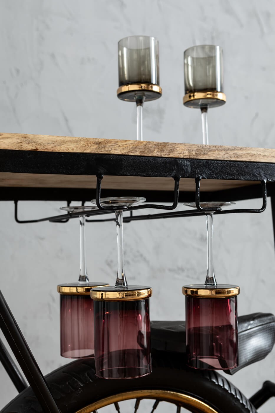 Verres à vin rouge Innocent fumé set de 4 Kare Design