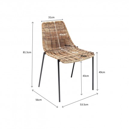 Chaise Zanzibar Kare Design
