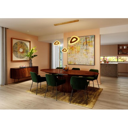 Chair with armrests Avignon green Kare Design